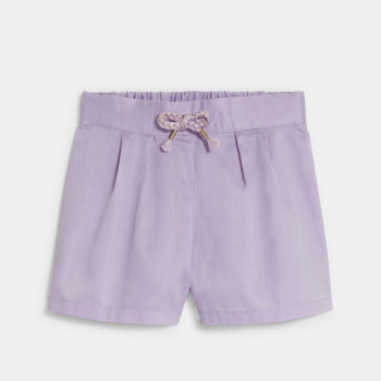 شورت أنيق بقصات أرجواني للطفلة الرضيعة